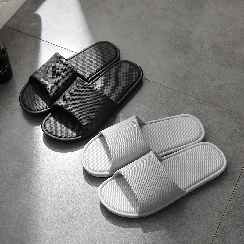 Picture of 2407 Slippers for Men Indoor Couples Home Non-Slip Soft Bottom Bath Bathroom Slippers Women's Summer Slippers