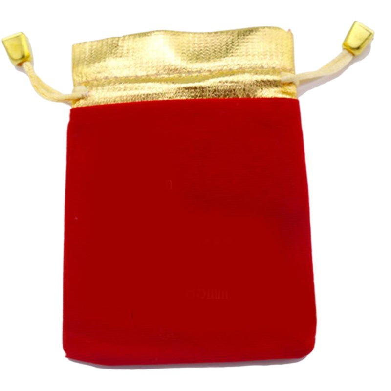Xin decoration World National style new red flannel jewelry bag large small optional