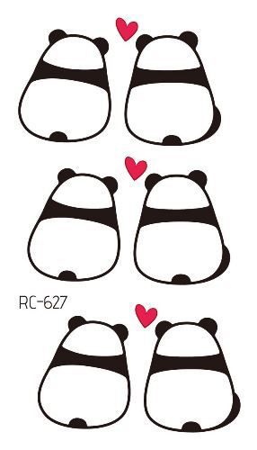 Picture of Ricklon Cross-border Waterproof Valentine's Day Tattoo Sticker Couple Confession Small Fresh Tattoo Sticker Wholesale Tattoo