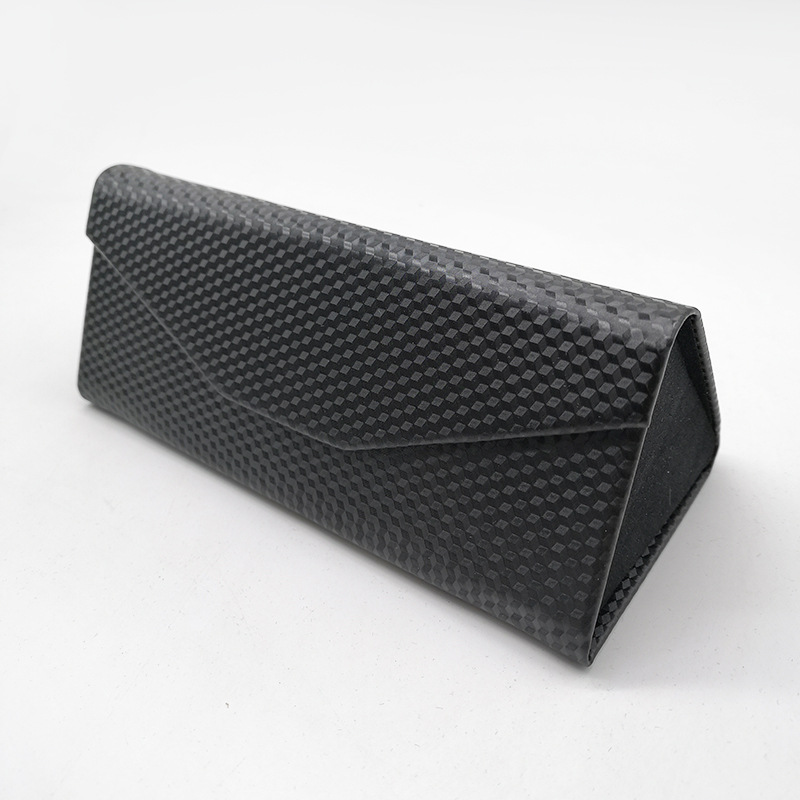 Picture of Triangular Wallet Style Foldableable Sunglasses Case Optical Glasses Case Supply Printable Logo in Stock