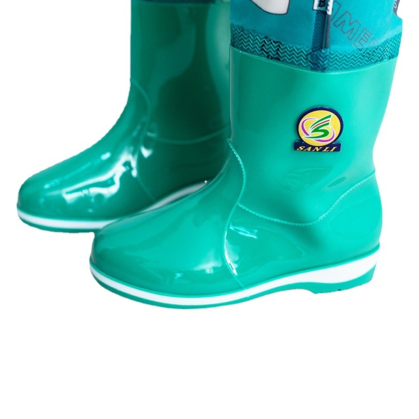 Women's Strap Water Pants Half-length conjoined Lotus Root Dig Fish Beach Rain Boots Waterproof Rain Pants Children's Wading Clothes