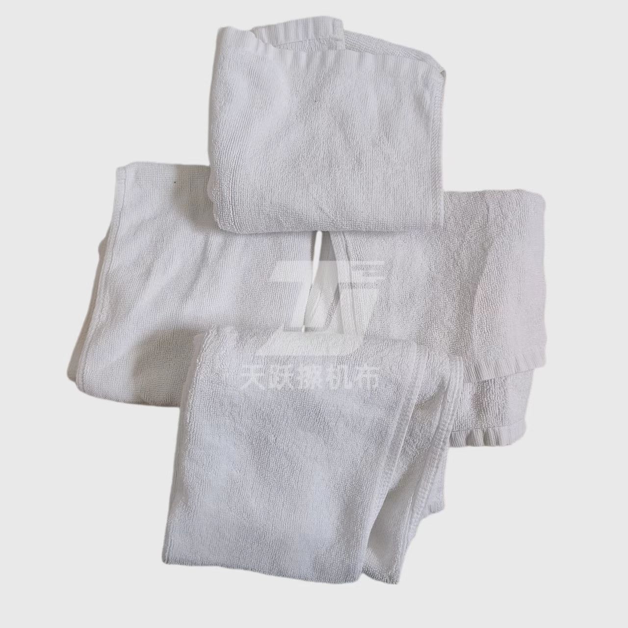 Picture of Factory Direct Sales White Towel Pure Cotton Industrial Rag Pure Cotton Wipes Without Lint