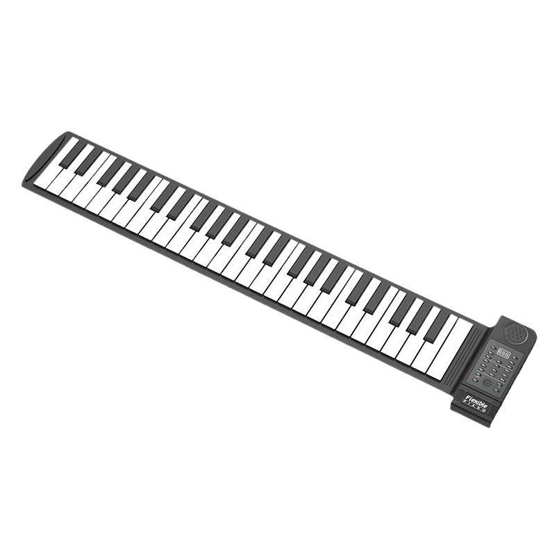 Kihuixing Pn61S Hand-Rolled Digital Keyboard 61-Key Hand-Rolled Piano Silicone Foldableing Portable Kidsren's Beginner Wholesale