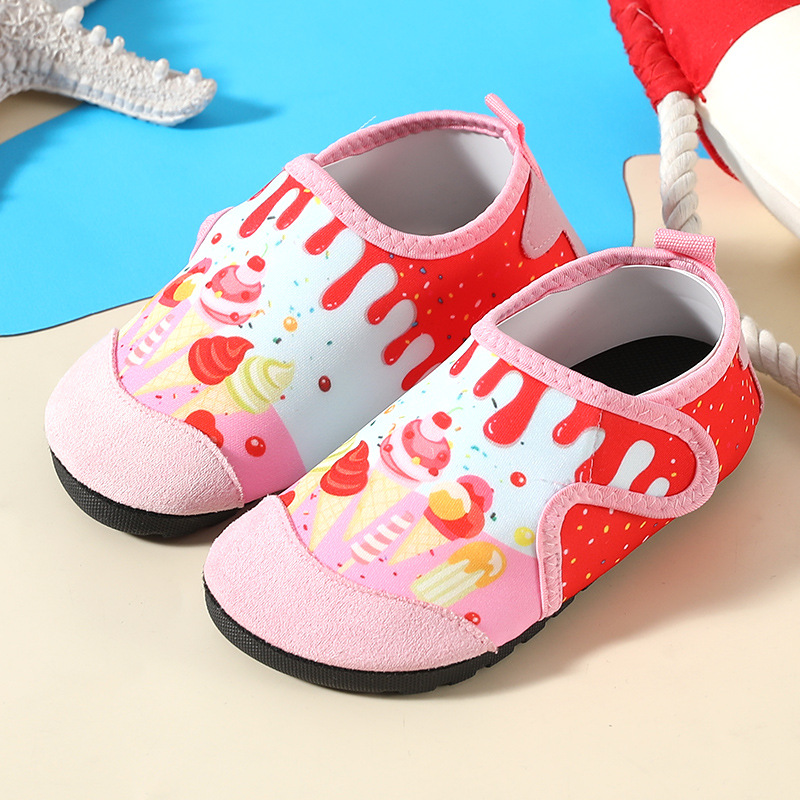 Picture of Children's water park Baby Beach socks non-slip diving shoes snorkeling socks swimming shoes drifting soft shoes wading shoes socks