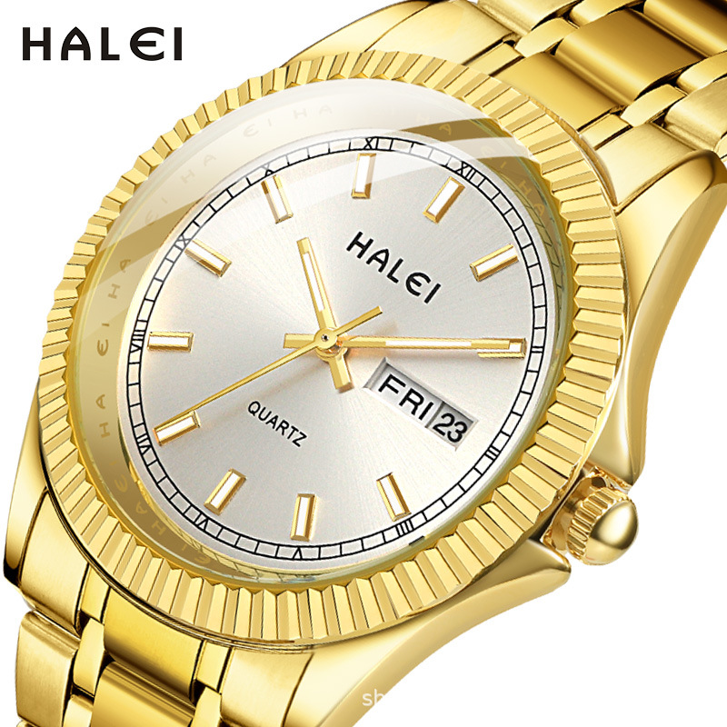 583ML Japanese movement quartz wrist watch, high quality couple watch gift, luxury gold watch men's wrist watch