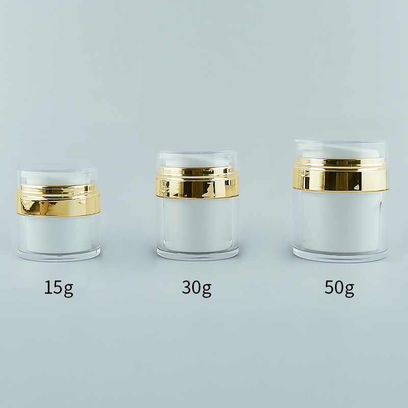 Picture of in stock acrylic vacuum bottle 15g20g30g 80g100 ml press cream bottle sunscreen cream bottle