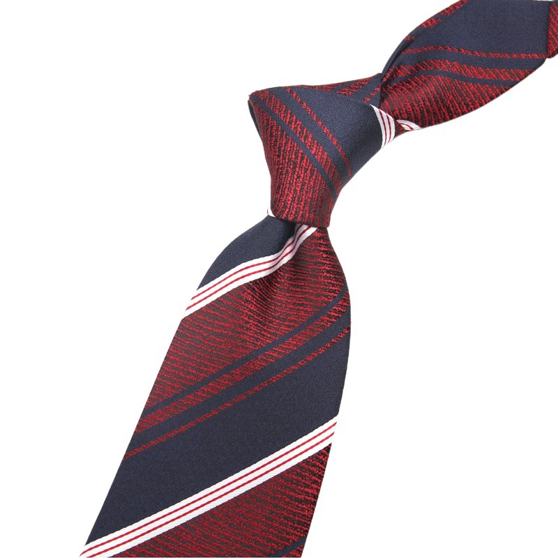 Tie men's formal dress wedding groom men's business blue red hand knot suit striped animal pattern tie