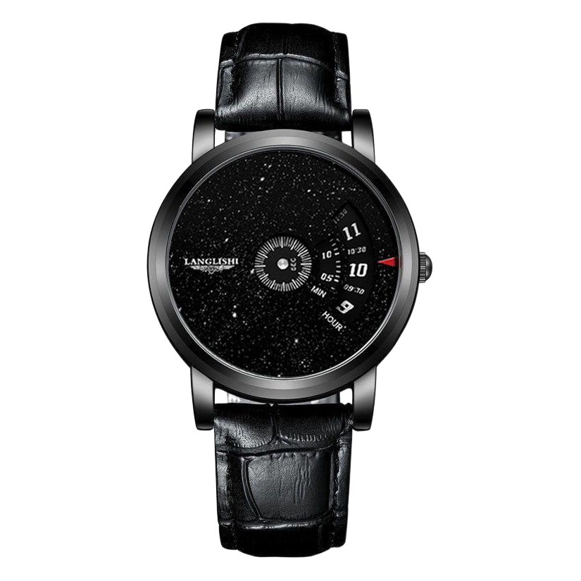 Langlishi Starry Sky waterproof men's watch male student Korean fashion couple quartz watch simple men's watch