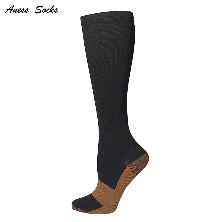 Picture of Cross-border pressure socks calf socks women's four seasons imitation nylon flat socks outdoor sports running stovepipe socks elastic socks
