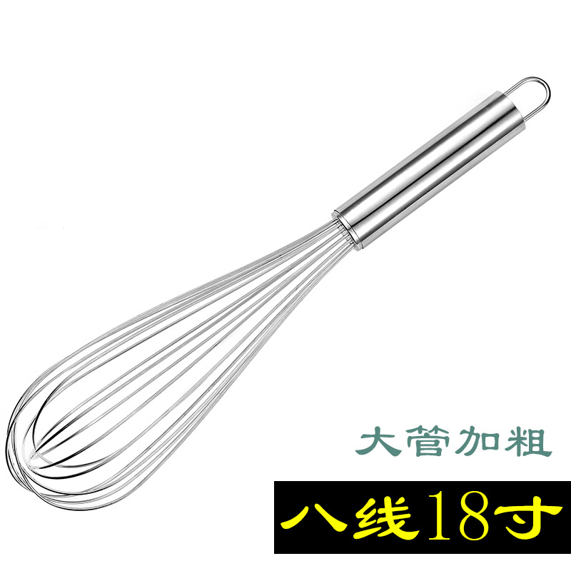 Picture of Baking tools egg beater stainless steel bold blender semi-automatic egg beater manual Mini Silicone dispenser