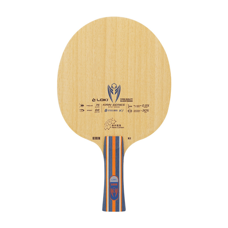 Picture of Loki Thor Kirin K1 Table Tennis Racket Base Plate 5 Wood 2 Carbon Beginner Training Base Plate Offensive Horizontal Racket Straight Shot