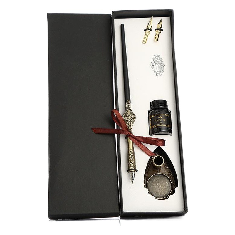 English calligraphy pen for students adult calligraphy pen men's special high-grade art art glass cartoon brush