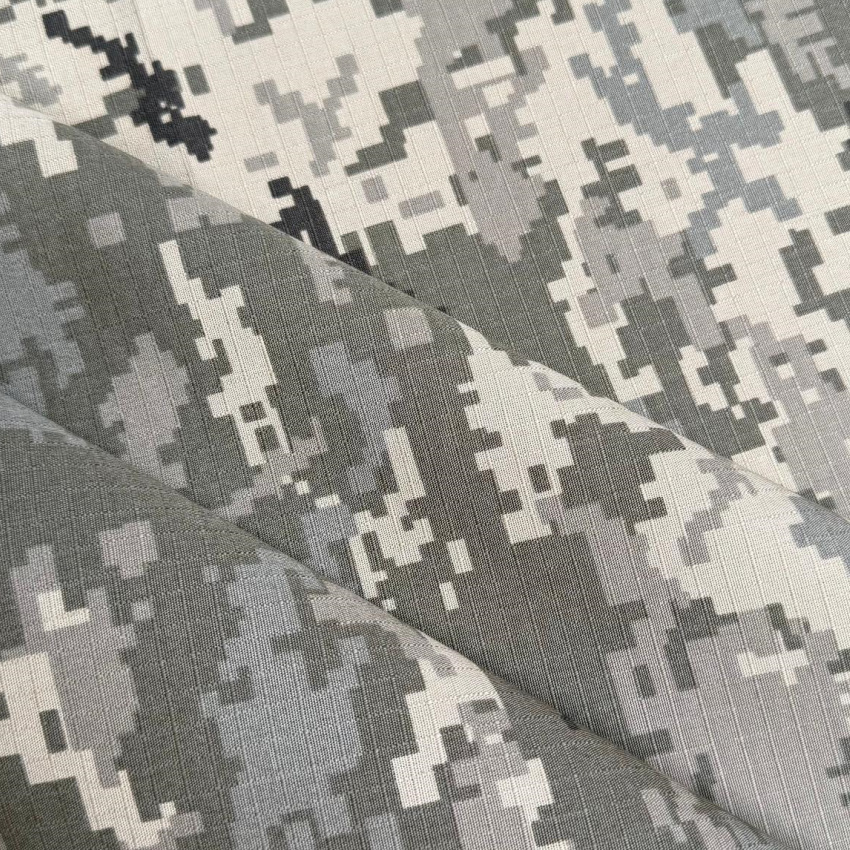 Polyester Cotton Blended Ukrainian Camouflage Cloth Tear-Proof Small Square Sanlig Outdoor Waterproof Camouflage Fabric