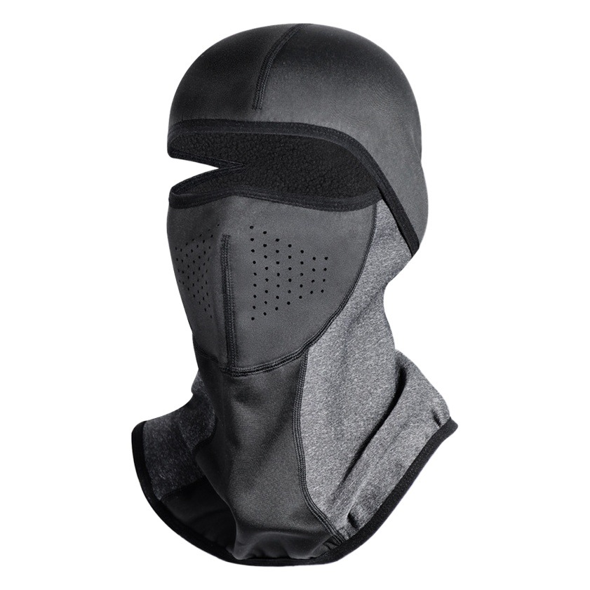 Autumn and Winter Cycling Warm Tiger Hat Fleece-Lined Motorcycle Mask Cold-Proof Polar Fleece Face Mask Ski Hood Neck Protector