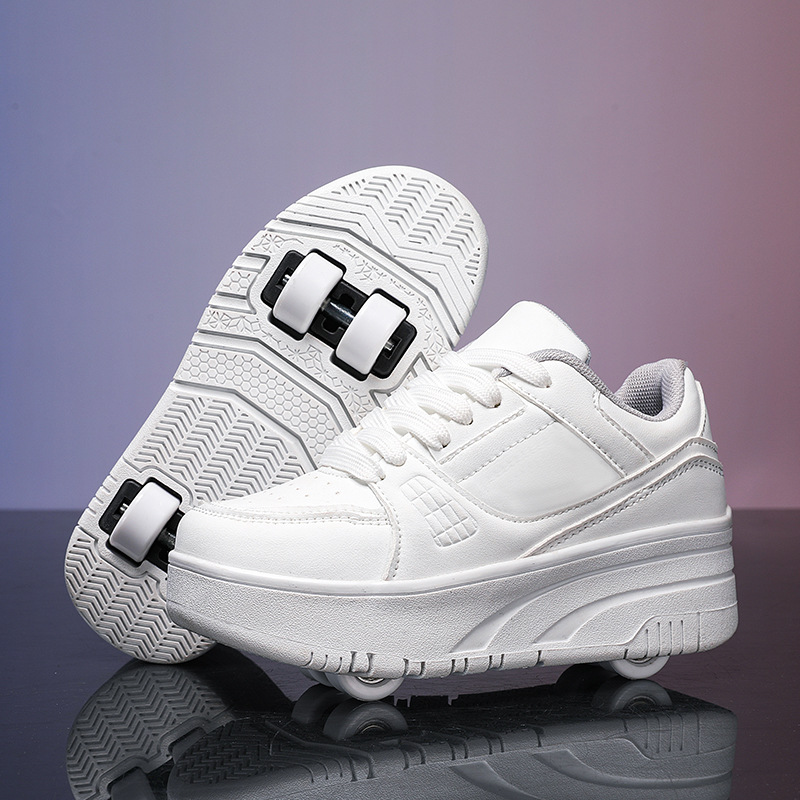 Picture of Student heelloo shoes four-wheel children's wheel skates for men and women removable ultra-light version shoes with wheels spot wholesale