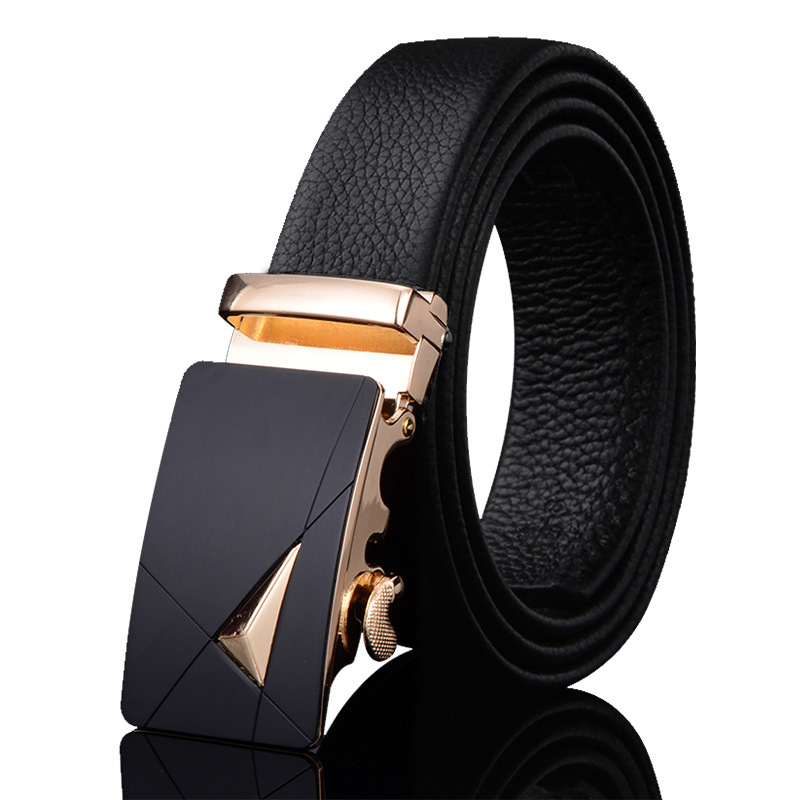 Picture of Men's Belt Leather High-end Automatic Buckle Casual Men's Cowhide Belt Men's Trousers Belt Men's Wholesale