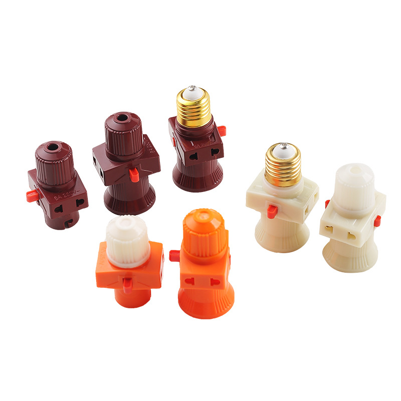 Picture of B22 bayonet/E27 screw all copper distribution lamp holder complete Series Multi-use lamp holder for home decoration and office