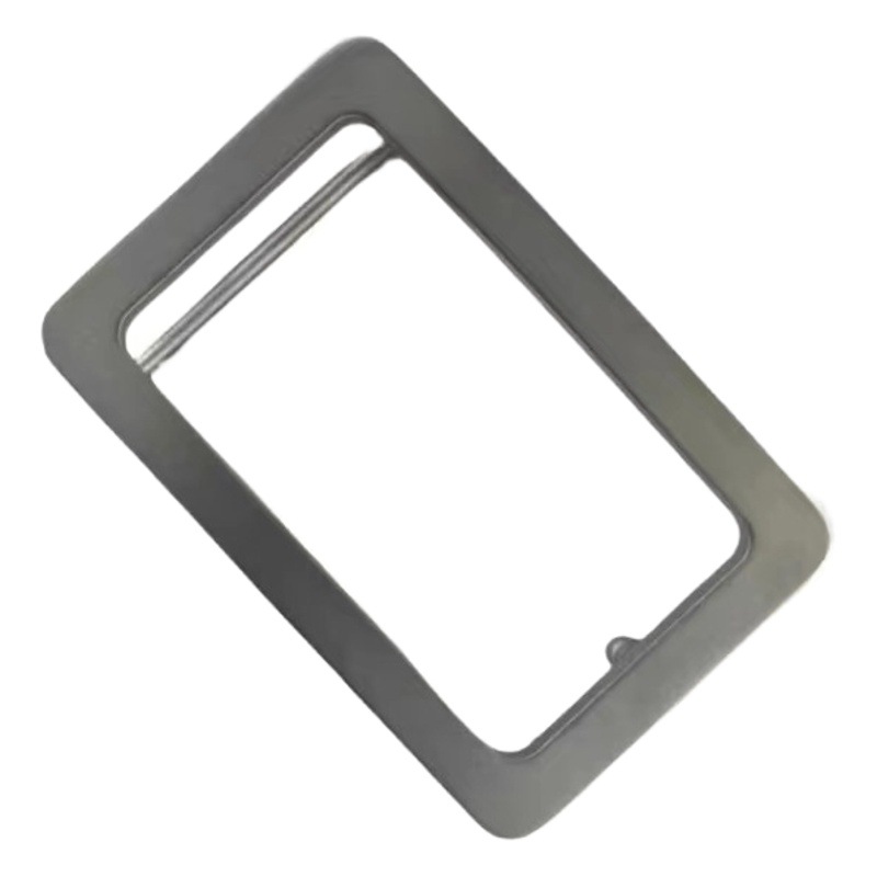 Anti-sensitive pure titanium plate buckle 3.5 letter buckle double needle smooth buckle 3.8cm pants buckle mouth buckle O-type belt buckle