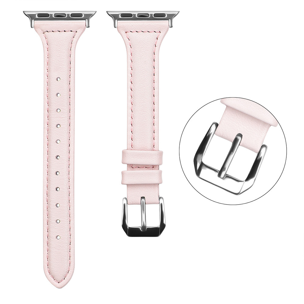 Picture of Suitable for Apple Watch Strap Leather Small Waist appleiwatchs1098765ultra Thin Strap Autumn and Winter
