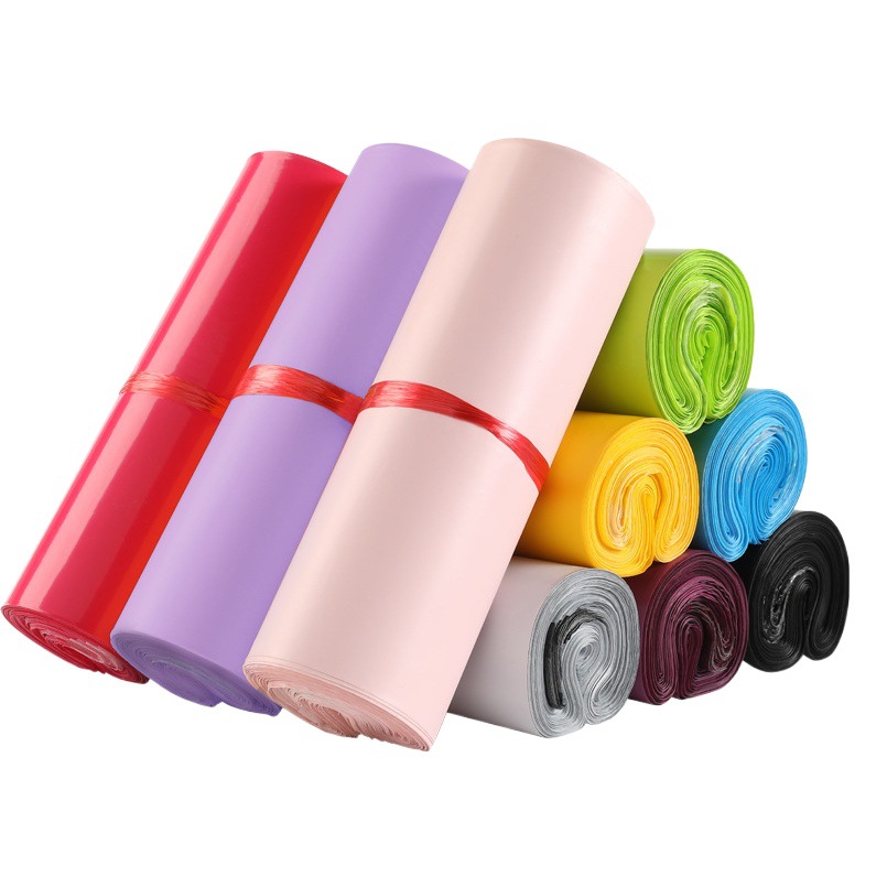 New material white express bag production wholesale clothing express color packaging bag bulk Black packing bag