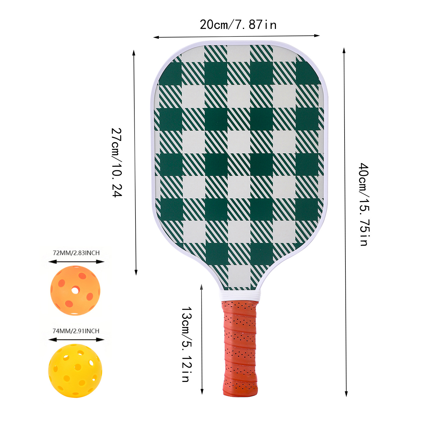 Picture of Fiberglass Peak Racket suit Outdoor Peak Ball Racket Net Bag Honeycomb Pickleball Racket