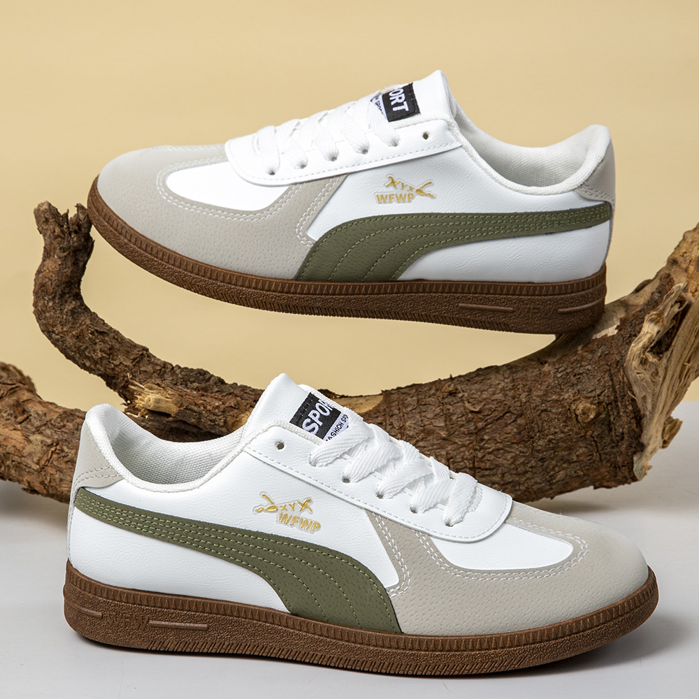 Men's shoes, new men's casual sneakers, autumn fashion trends, versatile German training shoes, flat casual board shoes, single shoes