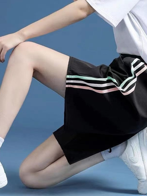 Sports Shorts Women's Summer Loose Ins Trendy Outer Wear Running Korean Style Casual Mid-Waist Pants Straight All-Match Pants