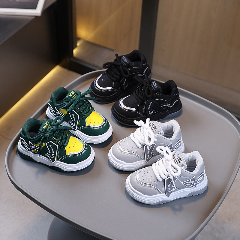 Children's Shoes, Children's Bread Shoes, 2025 Autumn New Children's Sports Shoes, Boys' Casual Board Shoes, Soft-Soled Girls' Baby Shoes