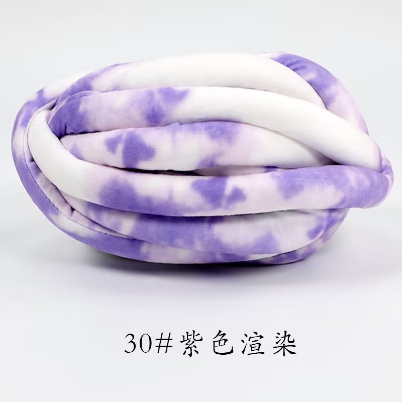 Picture of Filling heart cotton warm velvet cotton wool thick ice island wool diy hand-knitted hook blanket carpet blanket kennel cat nest cushion