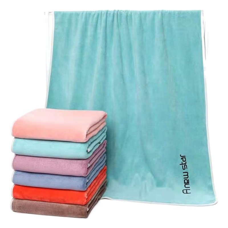 Factory wholesale absorbent thick youth pie bath towel home daily cut gift hotel towel embroidery logo