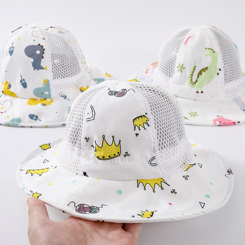 Baby Hat Summer Thin Breathable Fisherman Hat Baby Sunshade Basin Hat for Boys and Girls Children Sunscreen Sun Hat for Kids