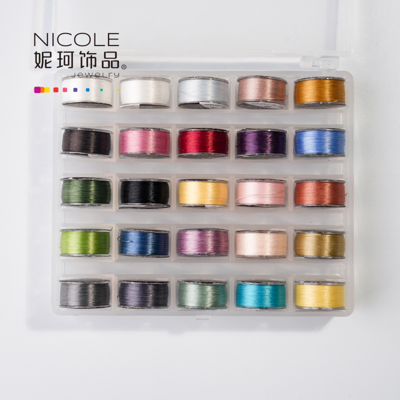 Picture of Japan Imported Nylon Beaded Line Jewelry Braided Line DIY Accessories 46m Beaded Line Bracelet Line
