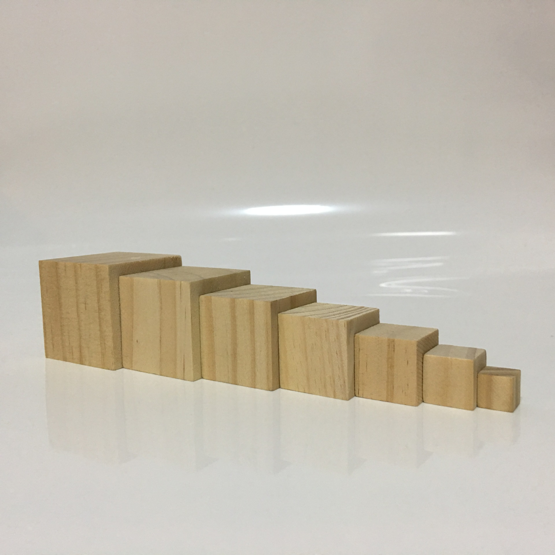Picture of Cubic Pine Wood Block Pine Cubic Small Wood Block Solid Wood Building Block Pine diy Handmade Model Making Material