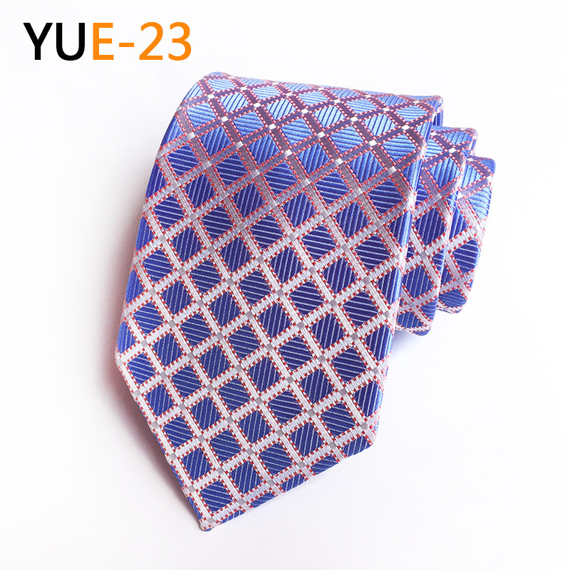 Picture of Tie Factory in stock Supply Men's Business Casual Professional Fashion Tie Polyester Yarn-dyed Striped Tie