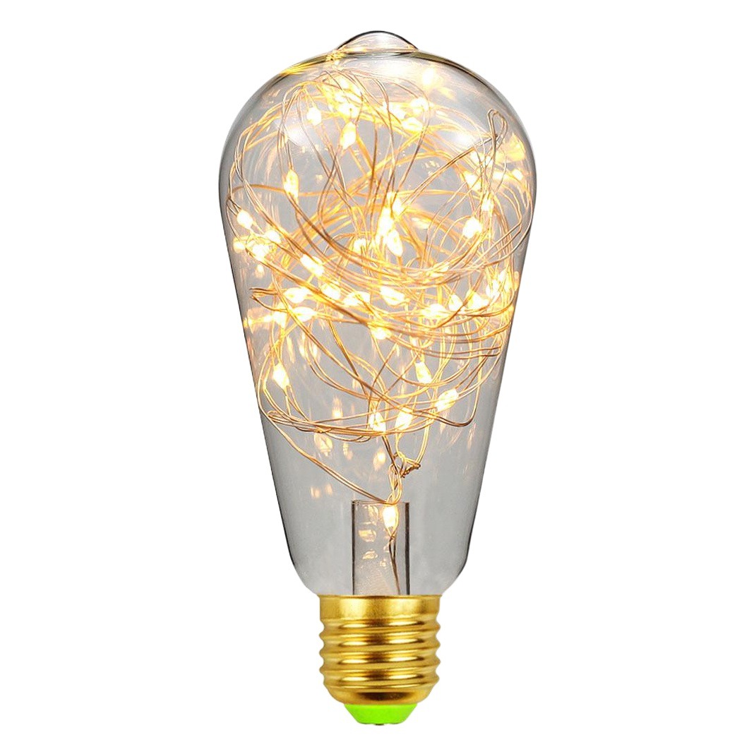 Edison bulb nightlight copper wire lamp atmosphere lamp cross-border lighting lamp String LED lamp decorative lamp