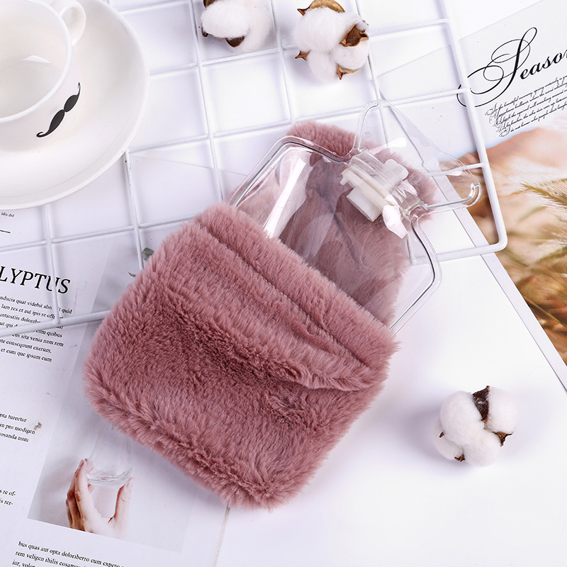 Picture of Cartoon Plush Hand Warmer, Removable and Washable, Water-Filled Hot Water Bottle, Super Cute and Cute Animal Water Bottle