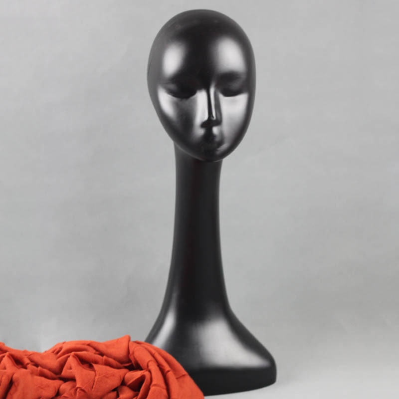 Picture of Plastic female model head dummy head female head model display silk scarf head model abstract head wig hat scarf display stand