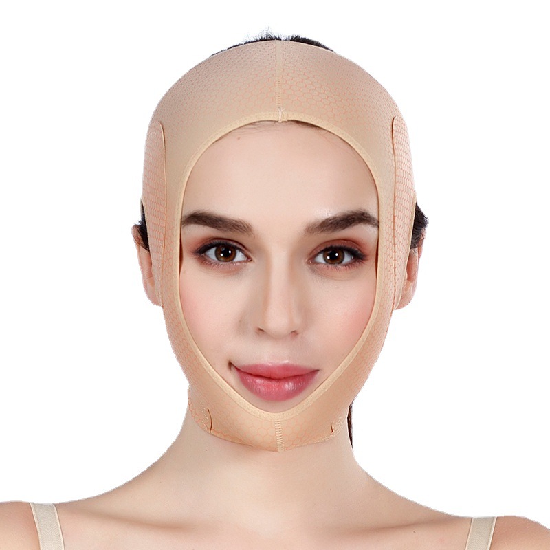 Picture of Face Sculpting Face Slimming Bandage V Face Artifact Home Facial Lifting Nasolabial Fold Tightening Sleep Shaping Mask Postoperative Bandage