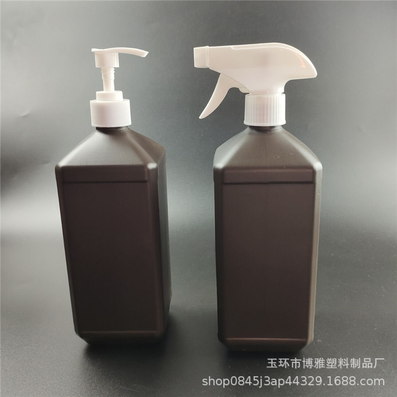 900ml28 tooth HDPE plastic bottle detergent bottle hand sanitizer bottle 1kg multifunctional detergent plastic bottle