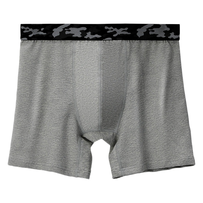 plus size Men's Underwear Anti-Leg Cotton Underwear Sports Fat Pants Boxers Running Breathable Youth Underwear