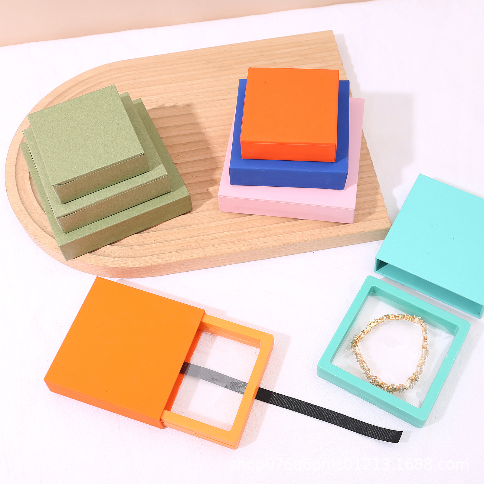 Pe Suspended Box Drawer Box Jewelry Box Gift Box Packaging Box Spot Anti-Oxidation Portable Compact