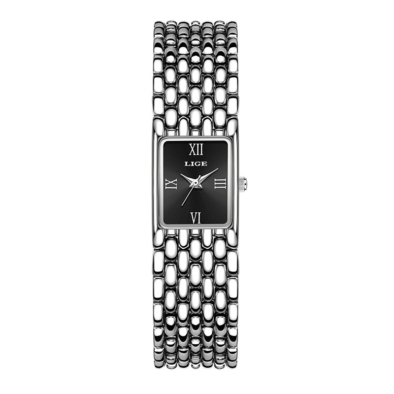Picture of LIGE Cross-border New Casual Simple Small Square Quartz Watch Niche Exquisite Watch Elegant High-value Watch