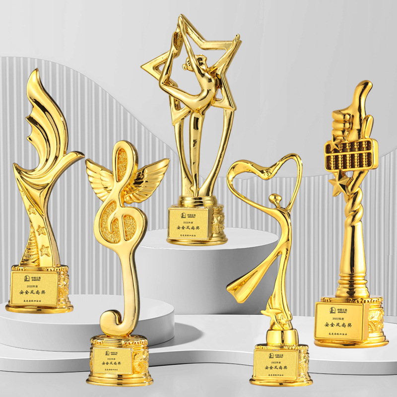 Picture of New Resin Trophy Creative Music Children's Certificate Dance Training Institution Dance Competition Model