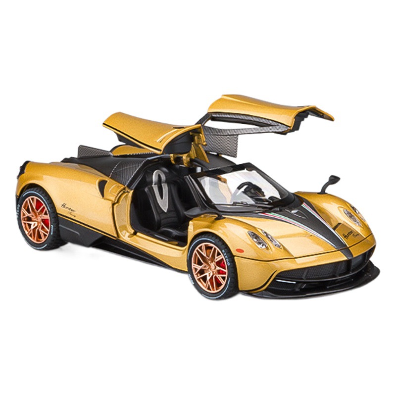 Boxed 1:22 Pa Garni Chinese Dragon alloy car model with sound and light pull back Boys Toy model wholesale ornaments