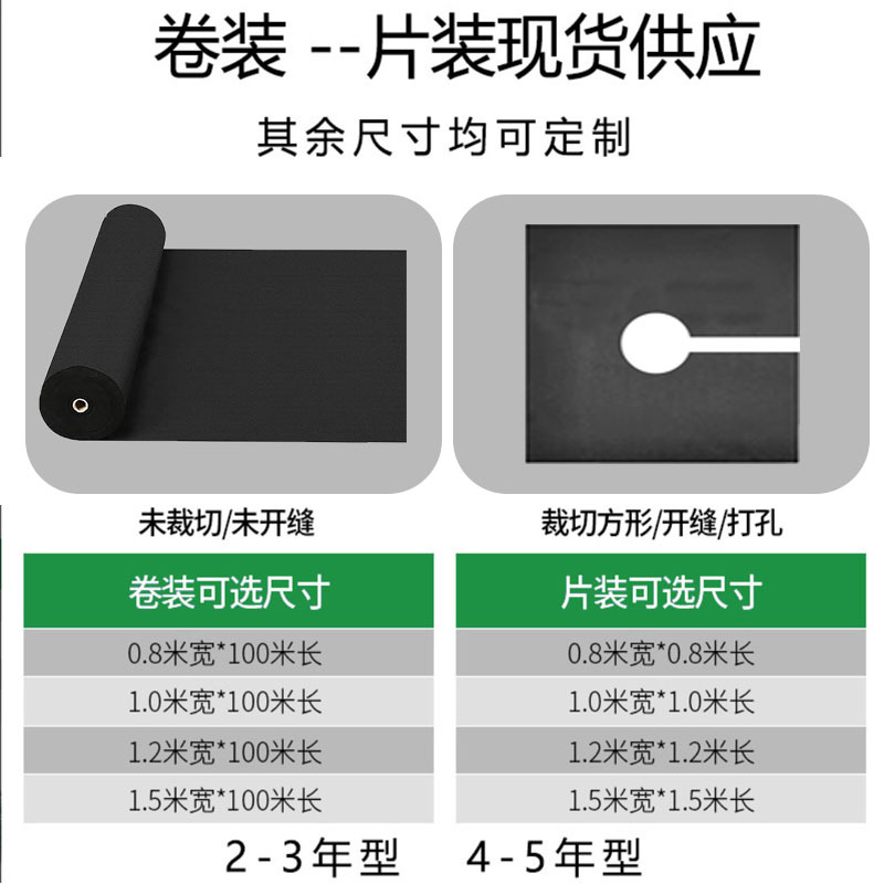 Picture of Weed control fabric PP nonwoven fabric mulch film, water-permeable and breathable, resistant to aging, manufacturer wholesale
