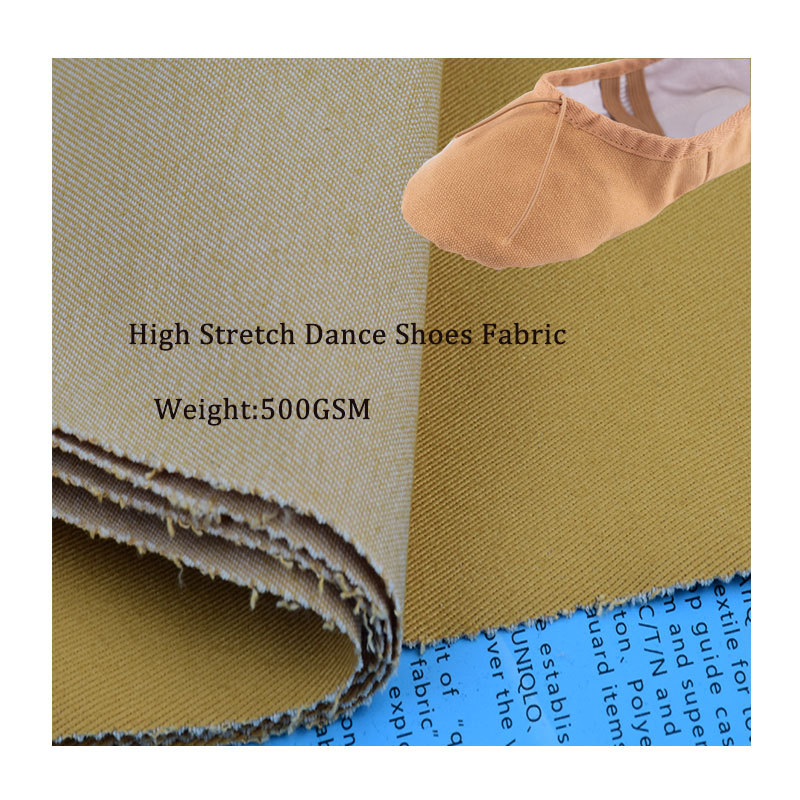 Spot wholesale high weight thick wear-resistant fabric high stretch children dance shoes bags woven fabric
