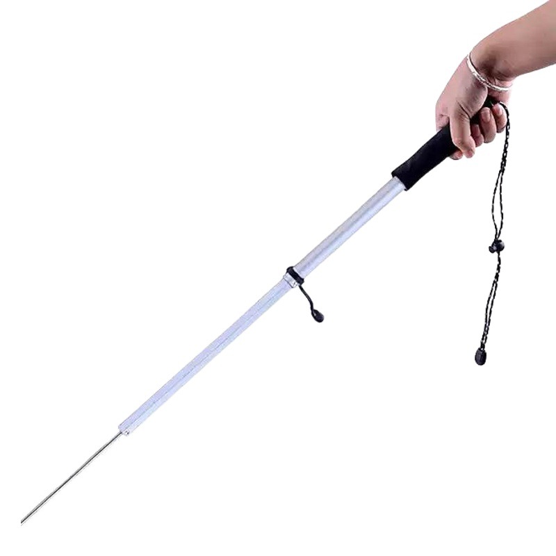 Wholesale stainless steel fishing hook telescopic hook fishing hook aluminum alloy ice fishing boat fishing hook fishing