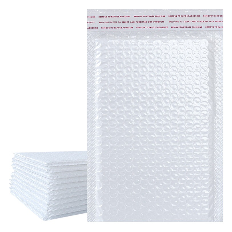 White composite Pearlescent film Bubble Bag packaging foam packaging express bag thickened shockproof clothing bubble envelope bag