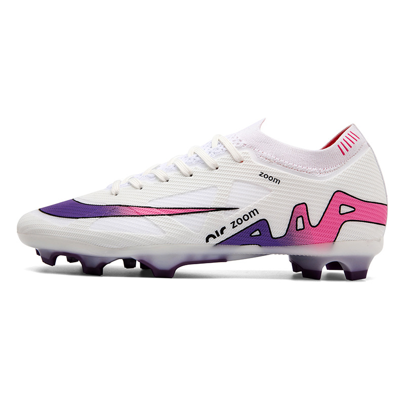 Ready Stock for Cross-Border Low-Top Football Shoes for Men Wholesale Adult Fg Long Spikes Tf Broken Spikes Artificial Grass Training Shoes Wholesale