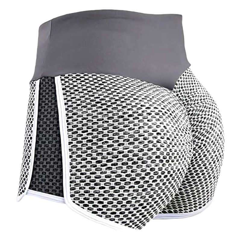 European and American Hollow Yoga Pants Honeycomb Hip High Waist Yoga Peach Hip Fitness Pants Women Can Wear Slim